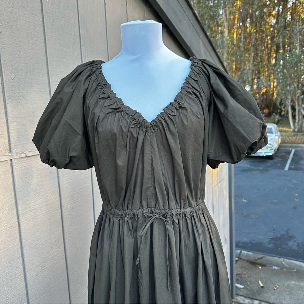 Ulla Johnson Vika Dress in Militaire - Picture 8 of 16